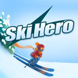 滑雪的英雄